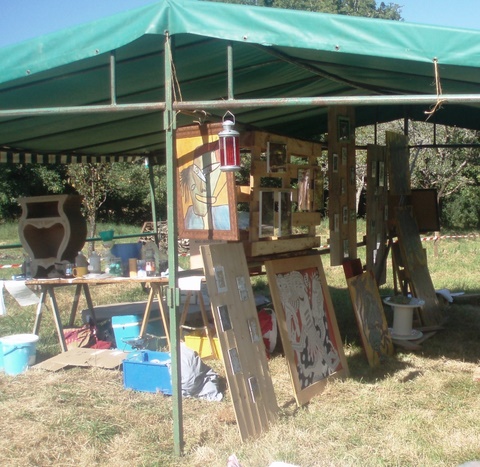 Stand expositions d'arts